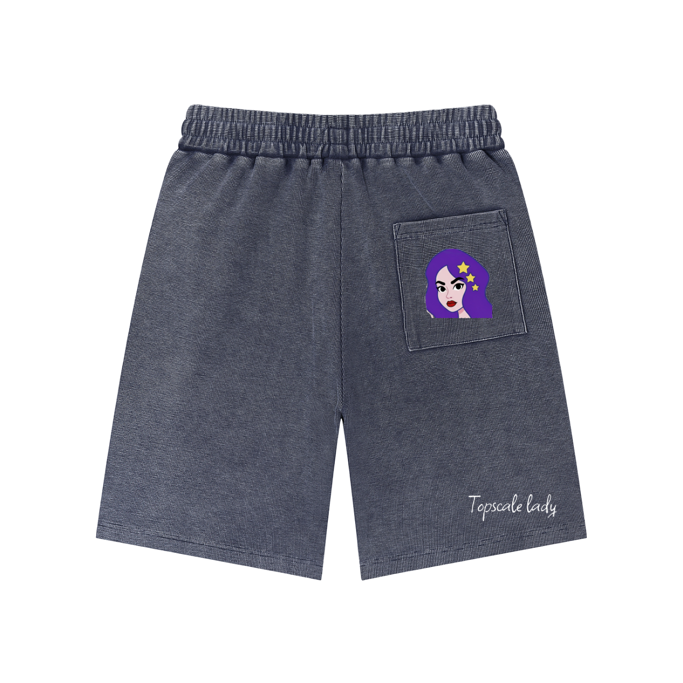 Topscsle lady Mineral Wash Waffle Knit Shorts