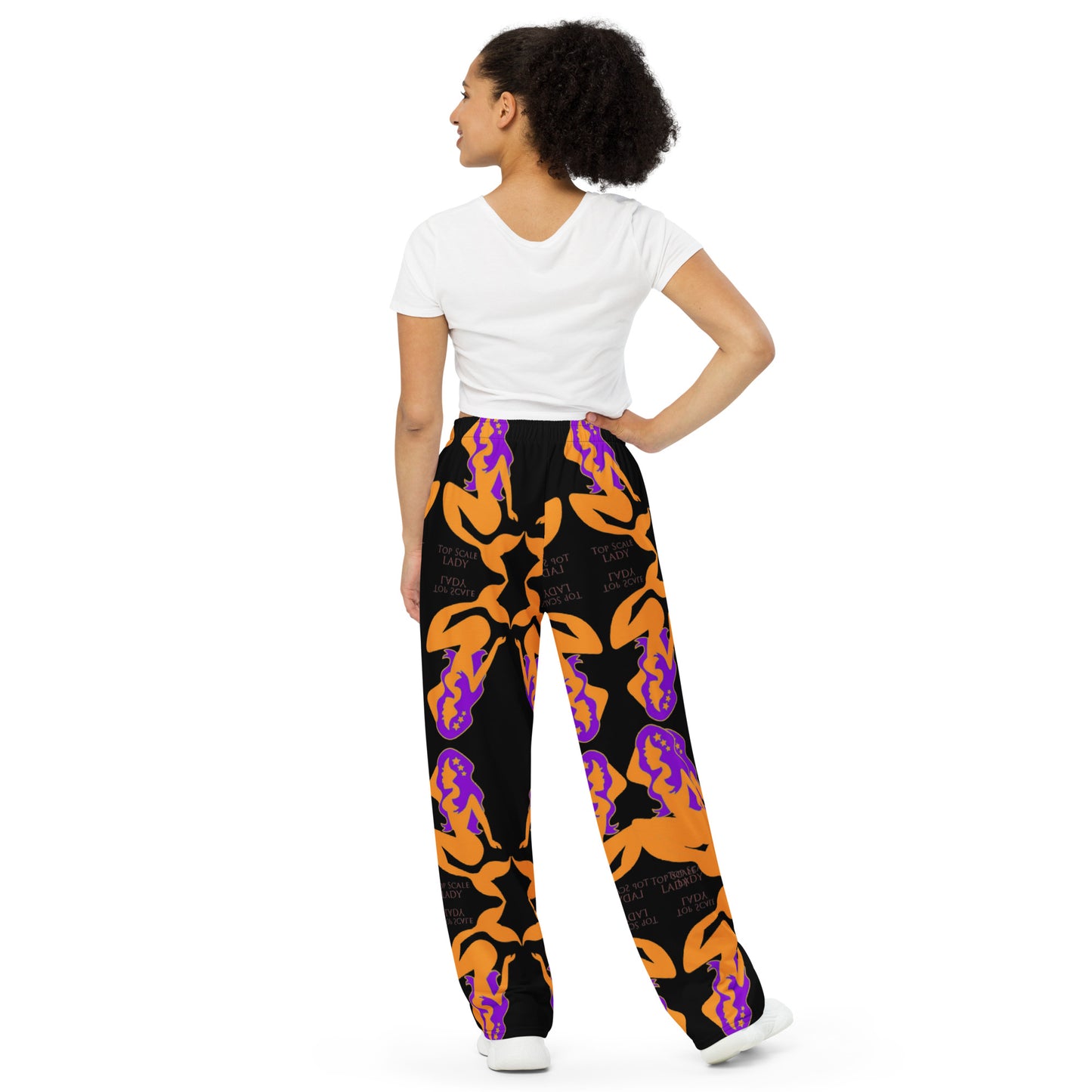 Topscale Lady Pattern 4 wide leg pants
