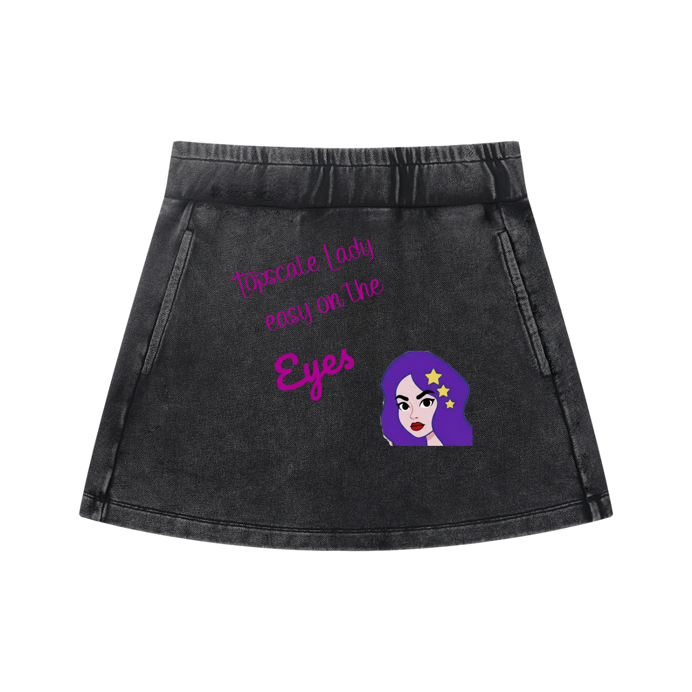 Women's Mineral Wash Mini Skirt