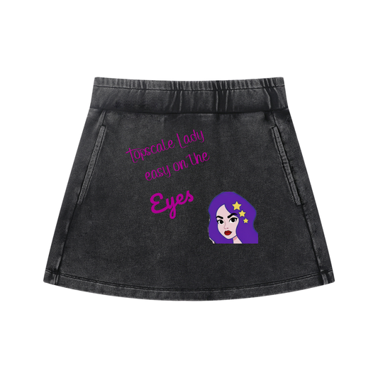 Women's Mineral Wash Mini Skirt