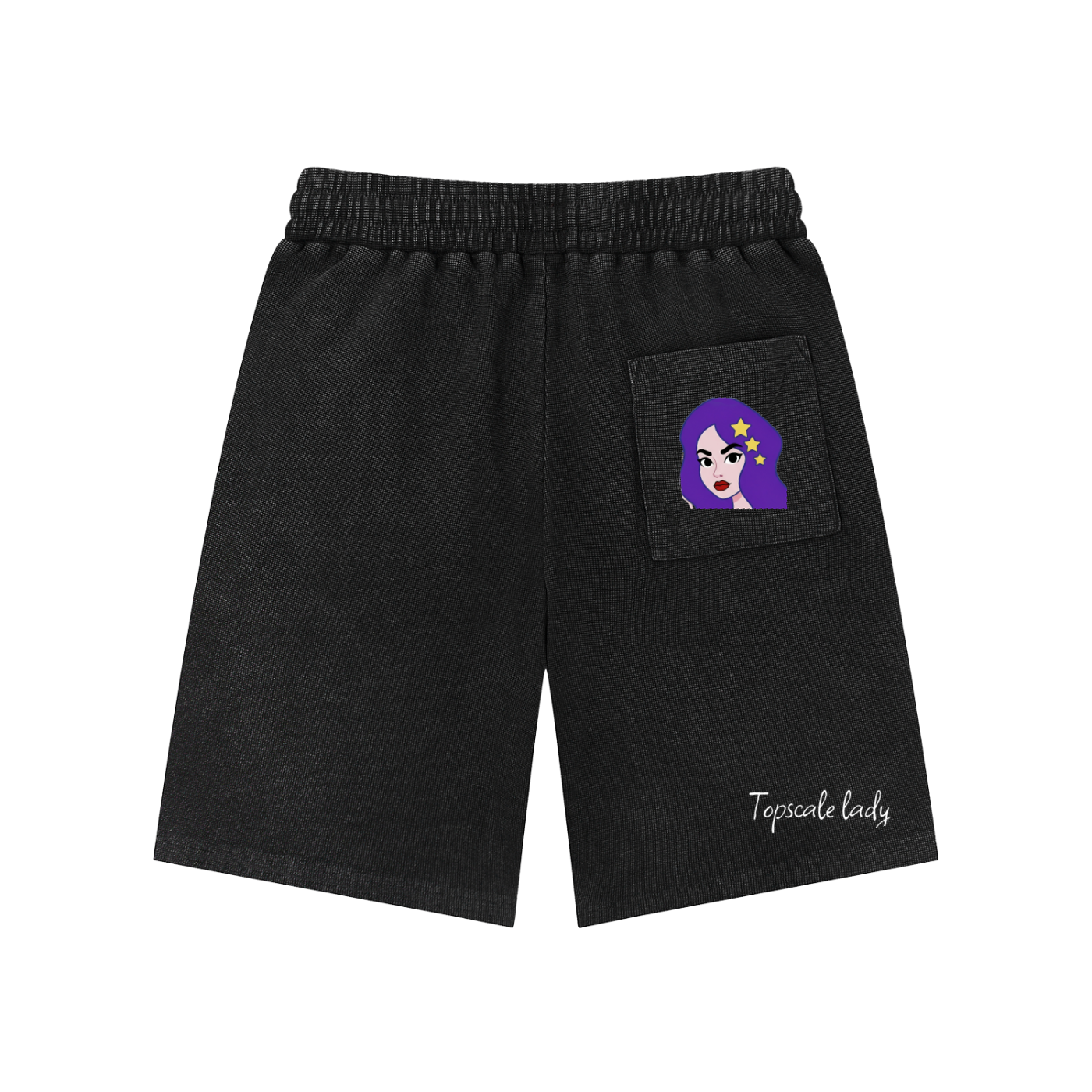 Topscsle lady Mineral Wash Waffle Knit Shorts