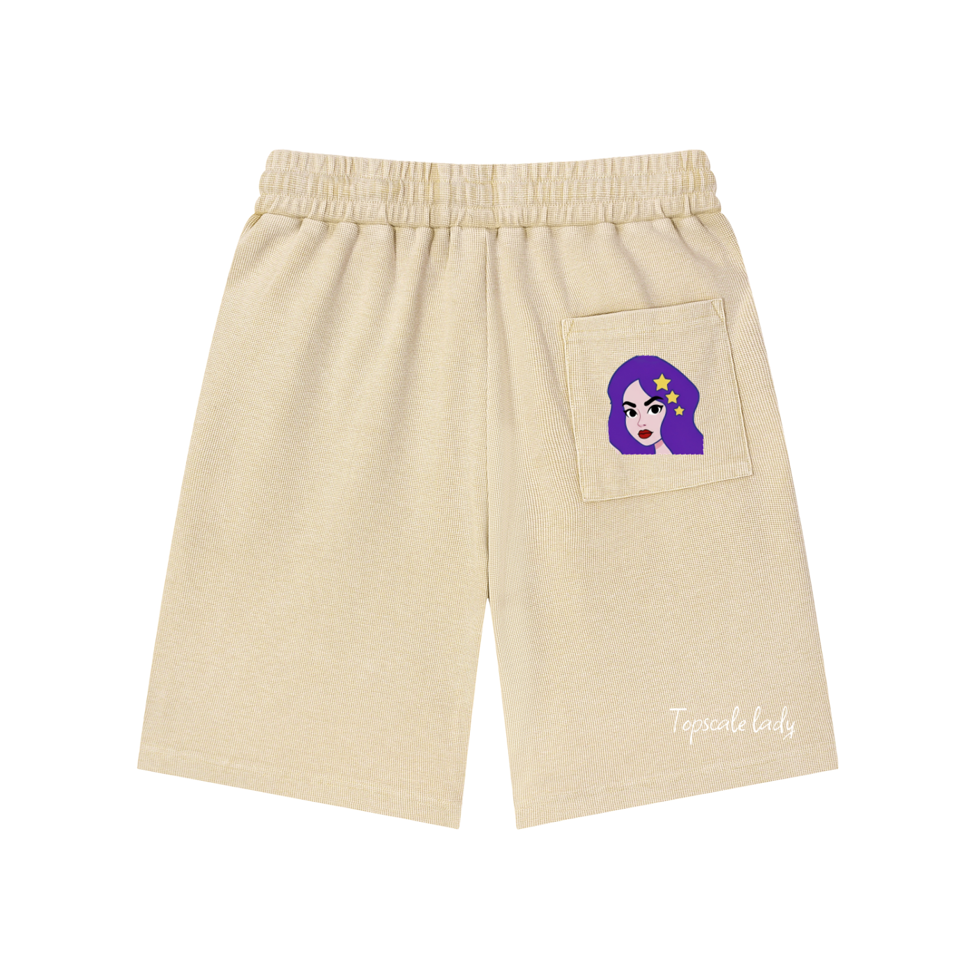 Topscsle lady Mineral Wash Waffle Knit Shorts