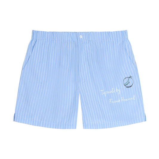 Topscale by Frank Howard  Summer Collection Striped Elastic Waist Shorts