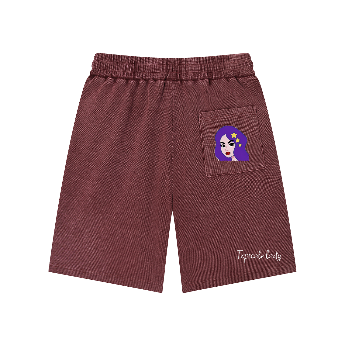 Topscsle lady Mineral Wash Waffle Knit Shorts