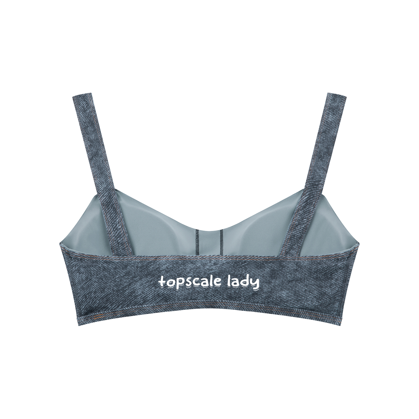 Topscale lady Women's Faux Denim Sports Bra