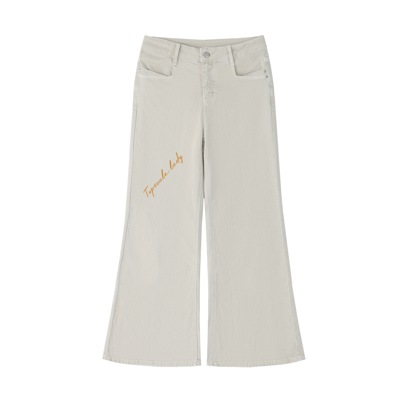 Topscsle lady Women's Vintage Wash Flared Leg Jeans