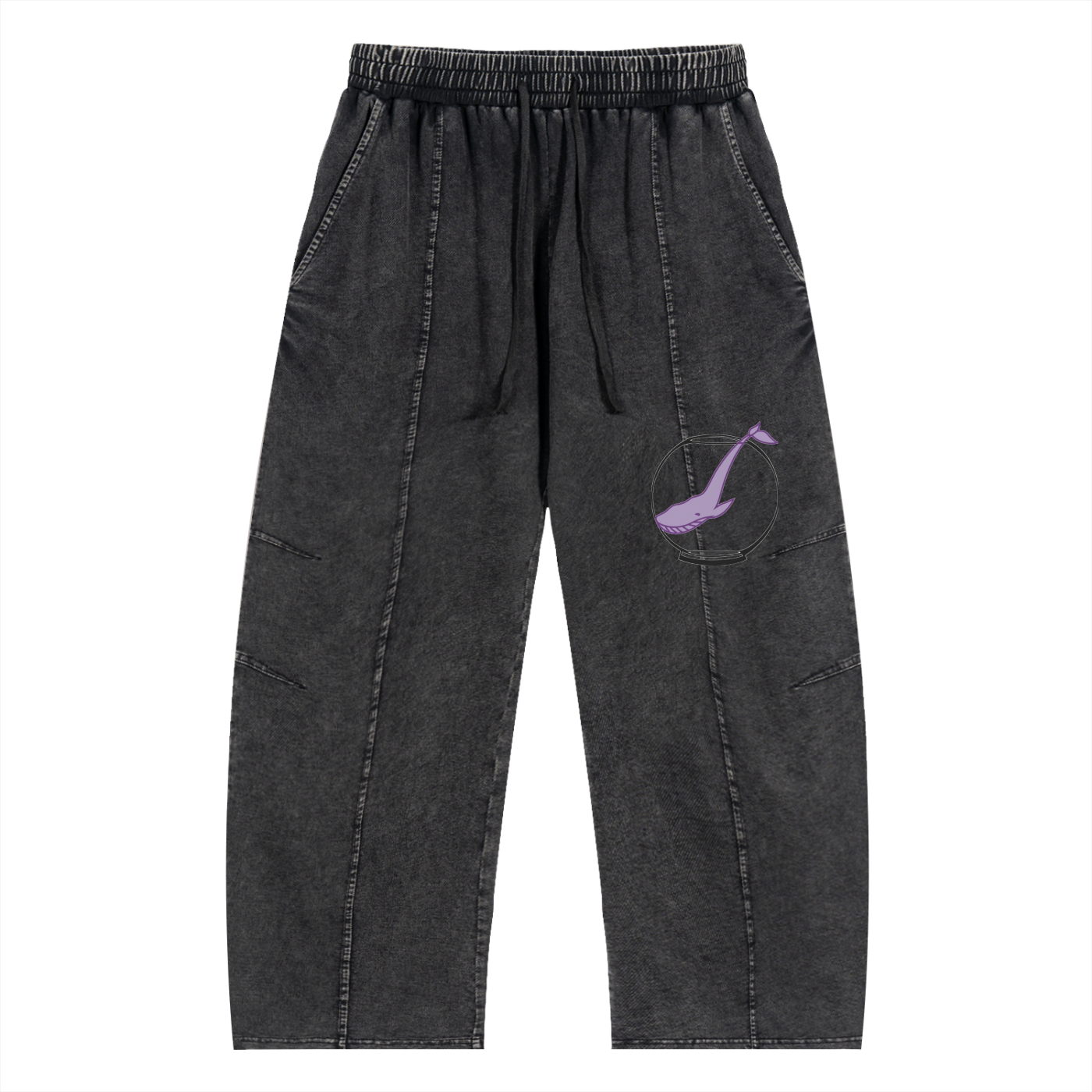Topscale Wash Drawstring Cotton Pants