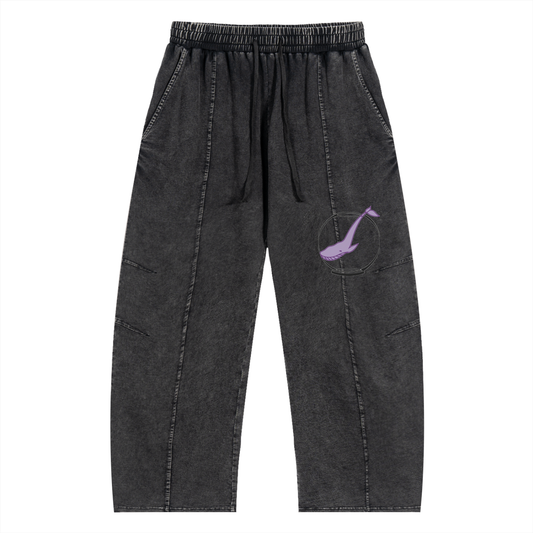 Topscale Wash Drawstring Cotton Pants