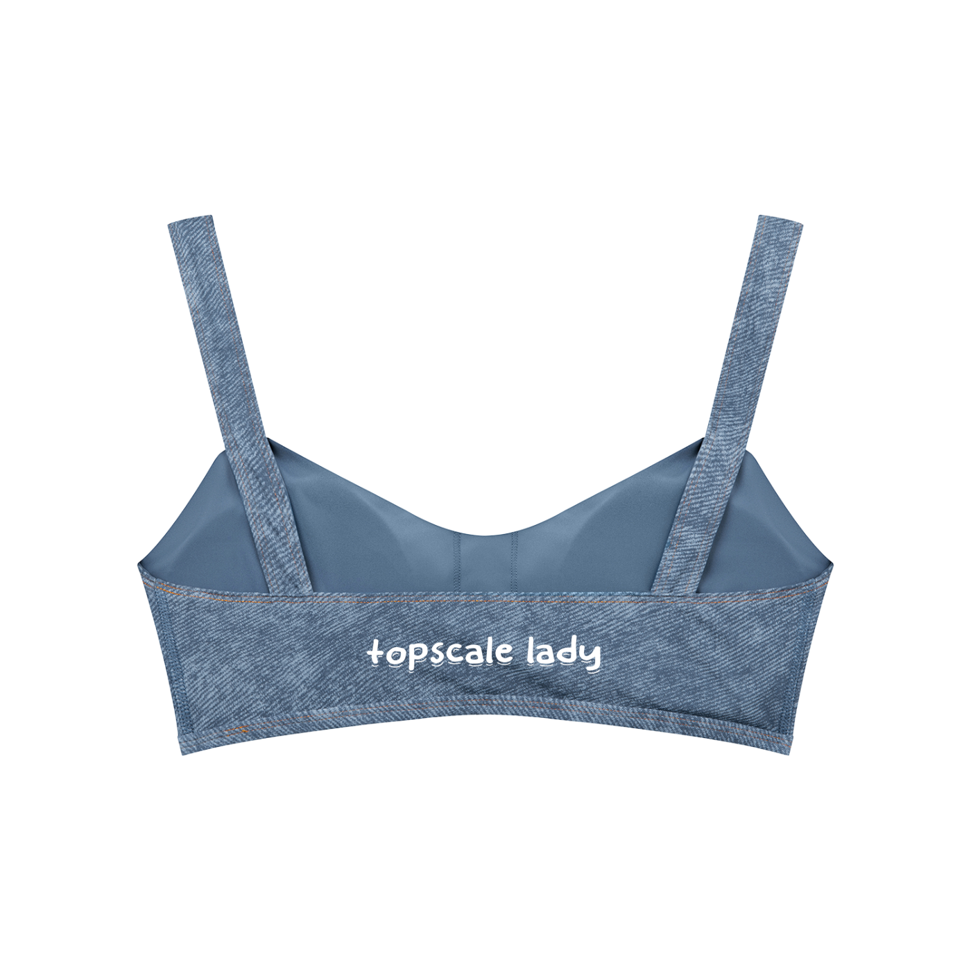 Topscale lady Women's Faux Denim Sports Bra