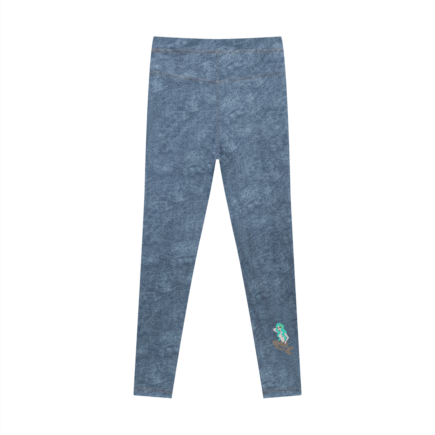 Topscale lady Women's Faux Denim Zip-Fly Leggings