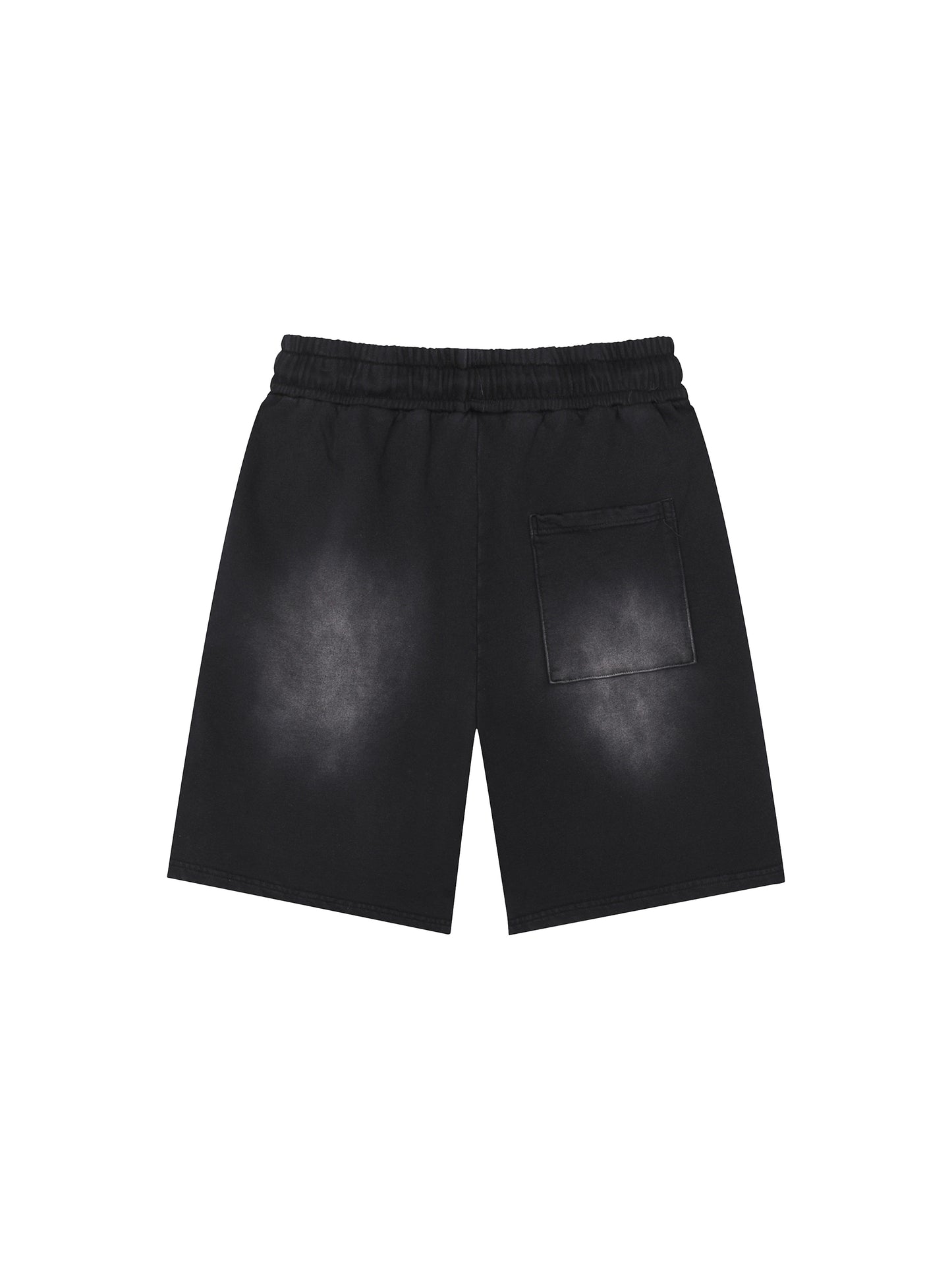 Topscale by frank howard Rectangle Patch Monkey Washed Shorts
