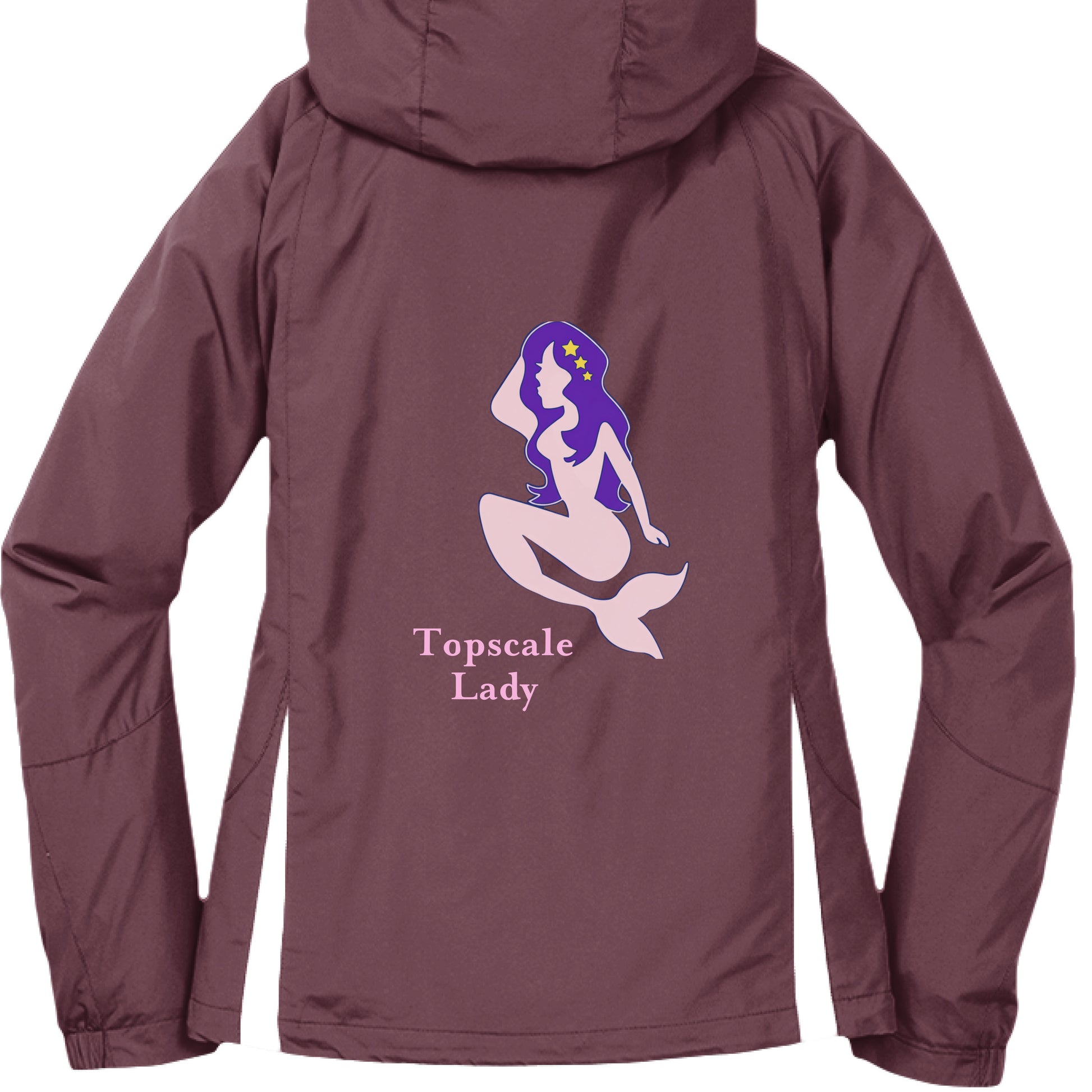 Maroon/ White - BACK
