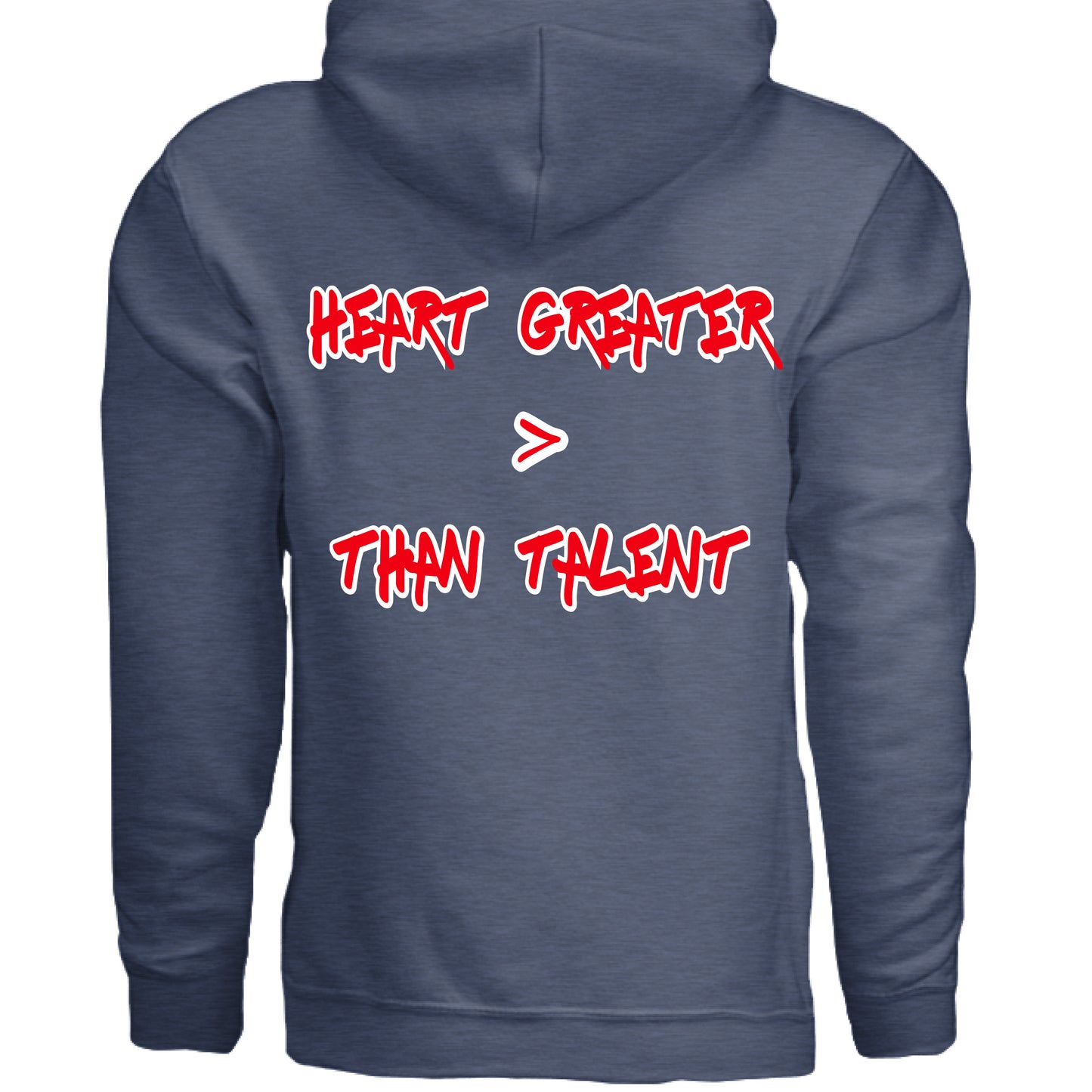 Heather Sport Dark Navy - BACK