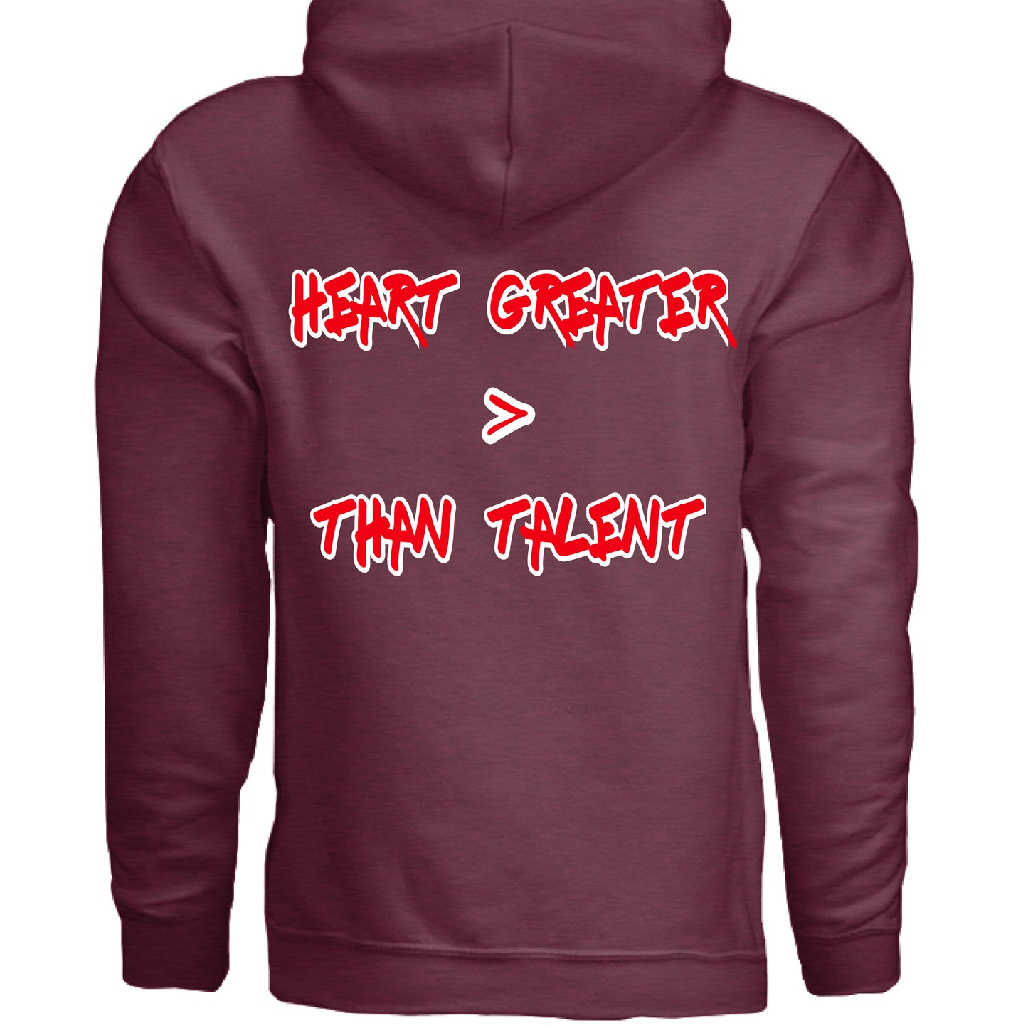 Heather Sport Dark Maroon - BACK