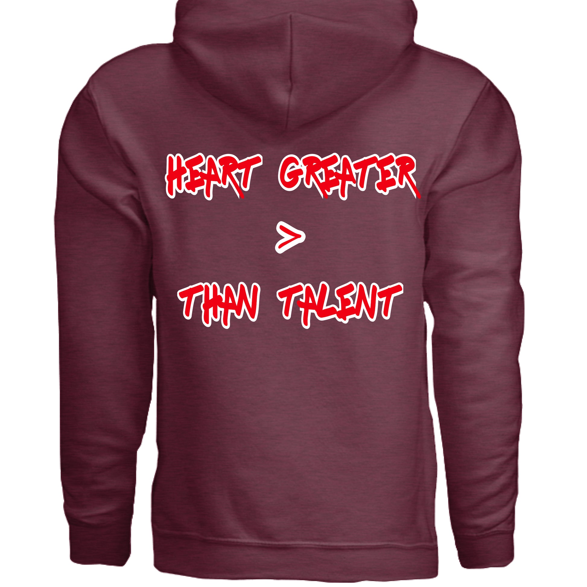 Heather Sport Dark Maroon - BACK