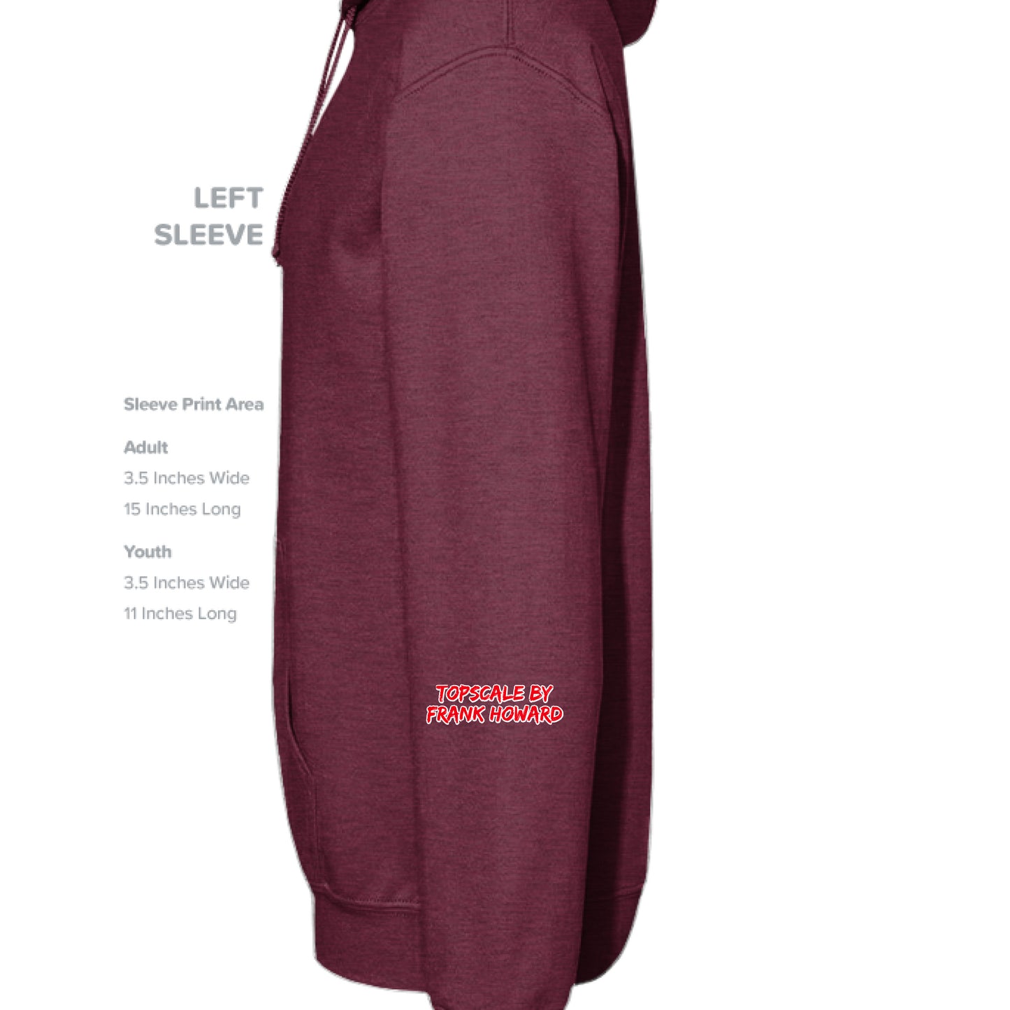Heather Sport Dark Maroon - SLEEVE_LEFT