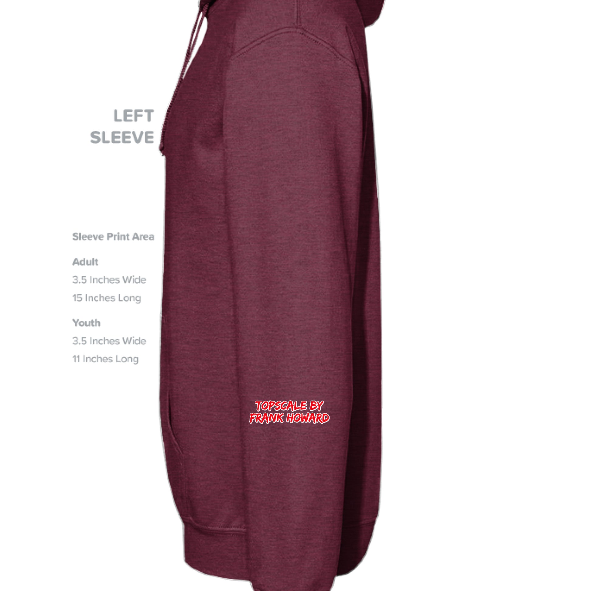 Heather Sport Dark Maroon - SLEEVE_LEFT