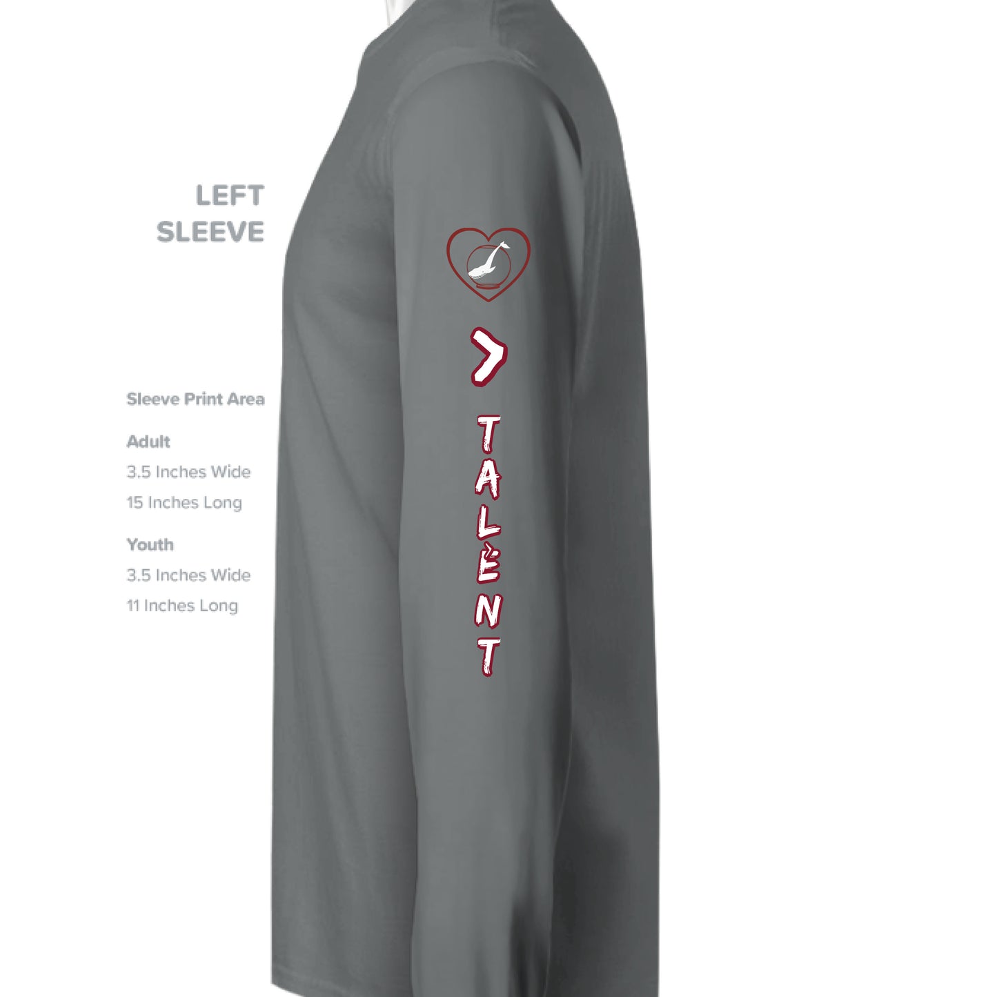 Dark Grey Hthr - SLEEVE_LEFT