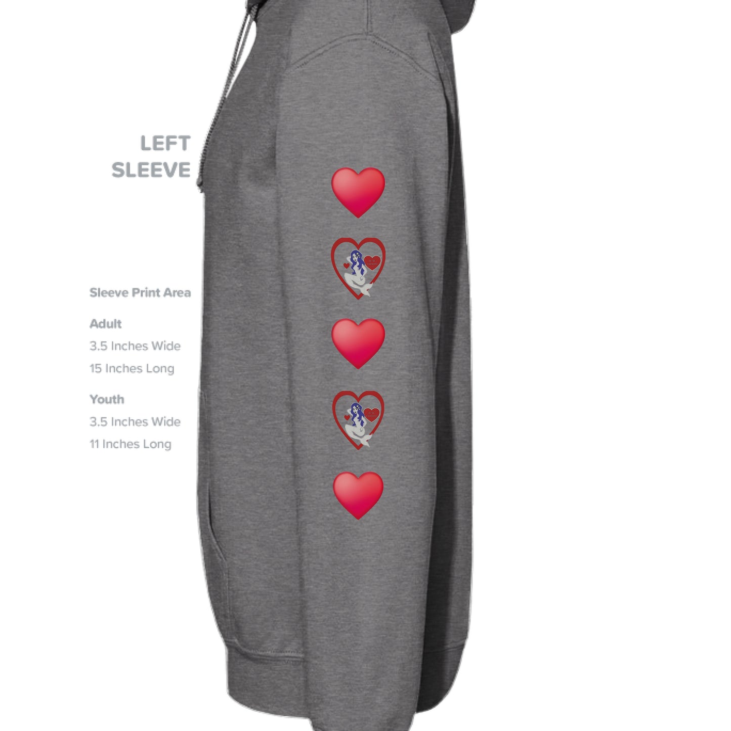 Heathered Charcoal - SLEEVE_LEFT