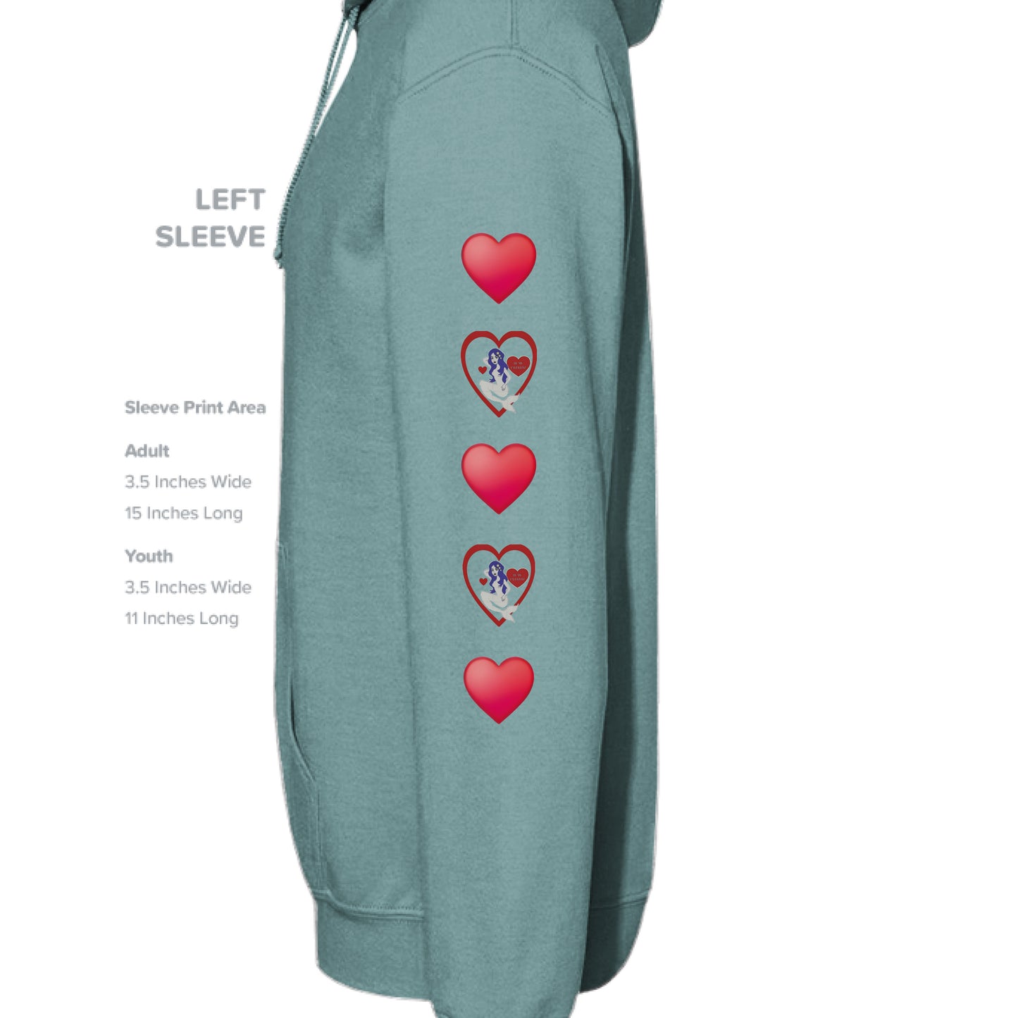 Eucalyptus Blue - SLEEVE_LEFT