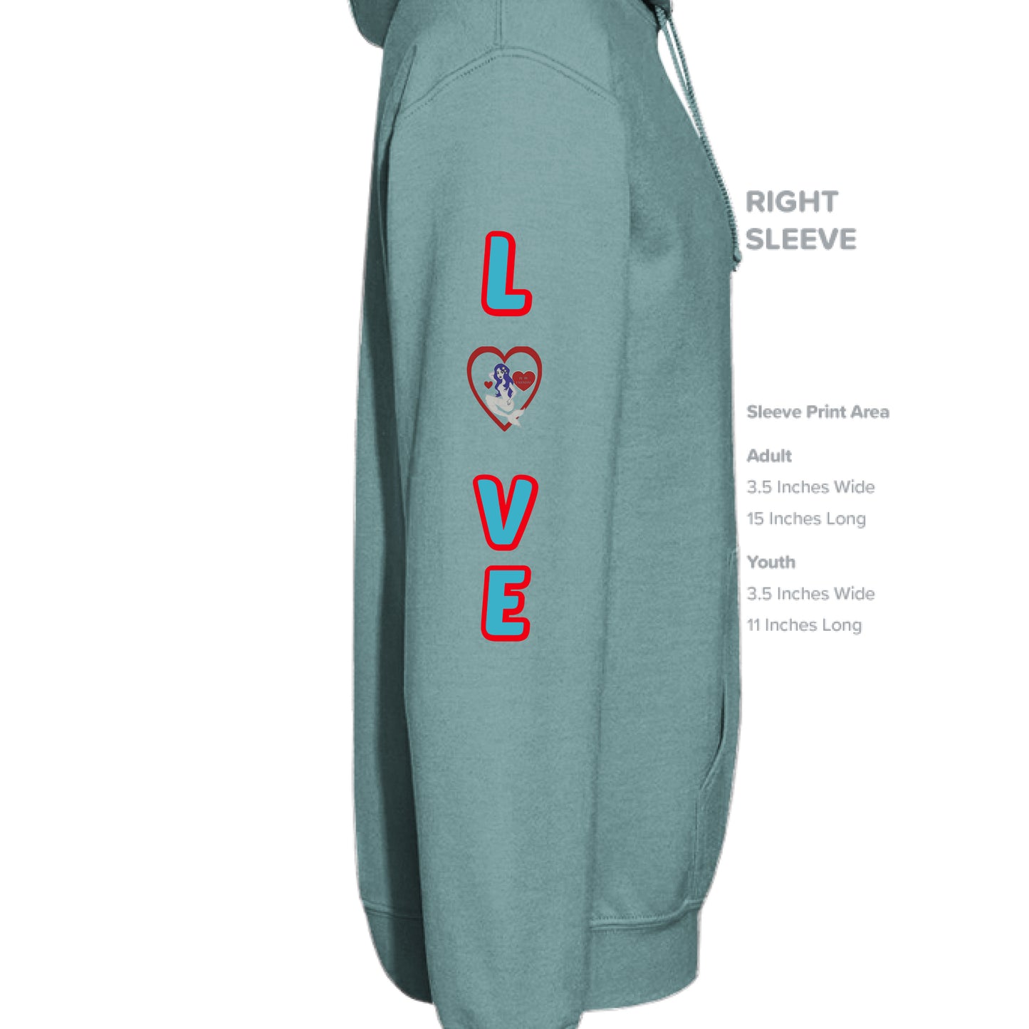 Eucalyptus Blue - SLEEVE_RIGHT