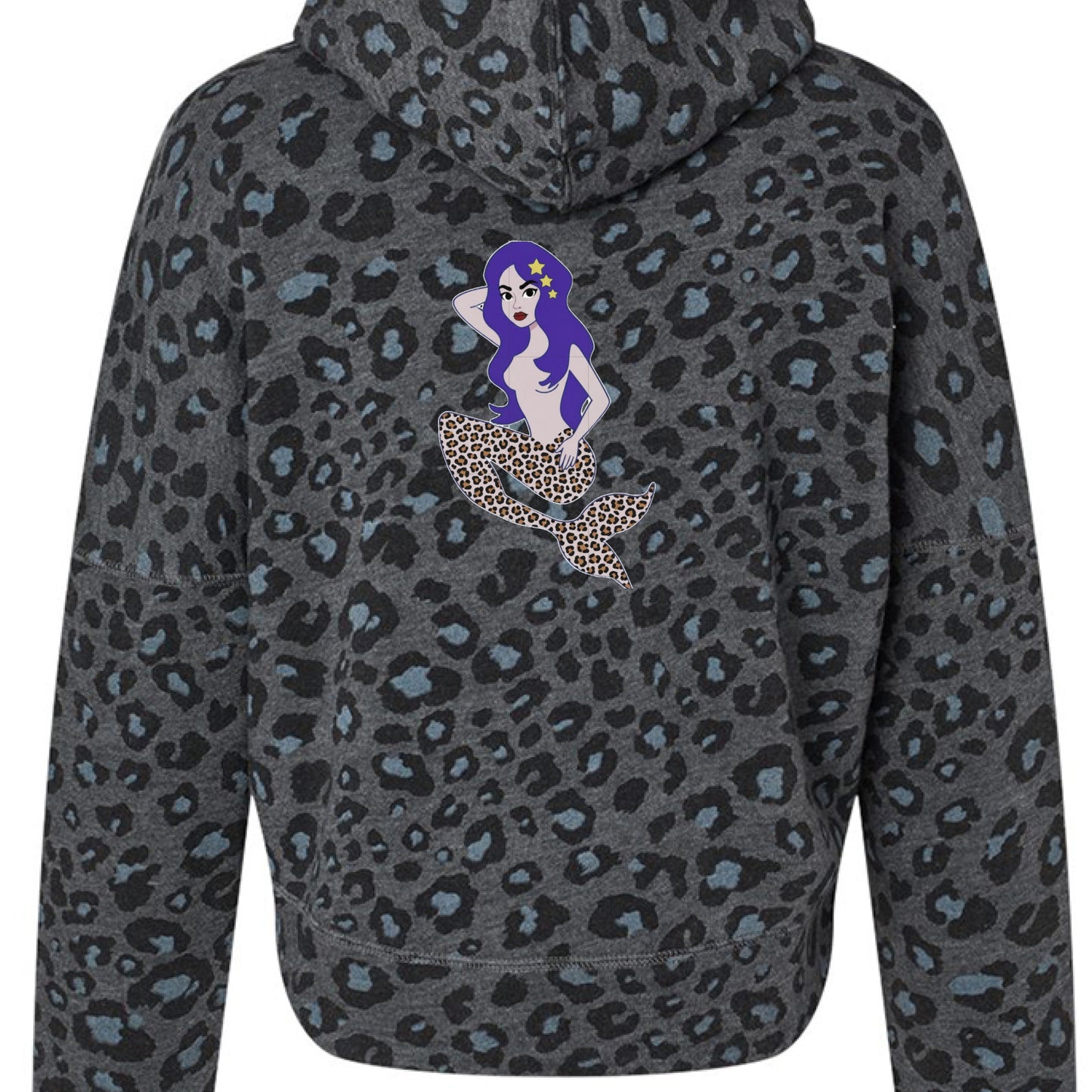 Black Leopard Triblend - BACK