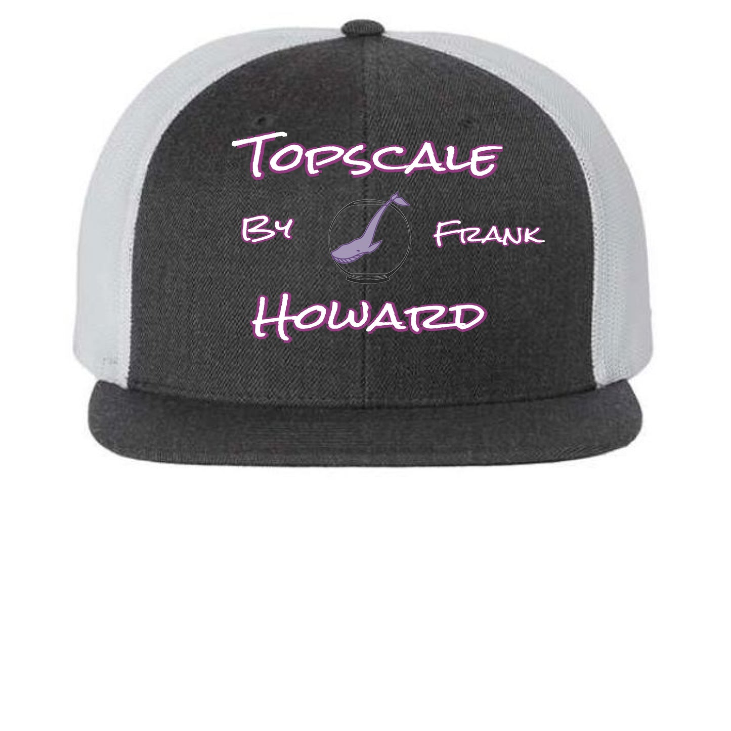 Heather Charcoal/ White - FRONT