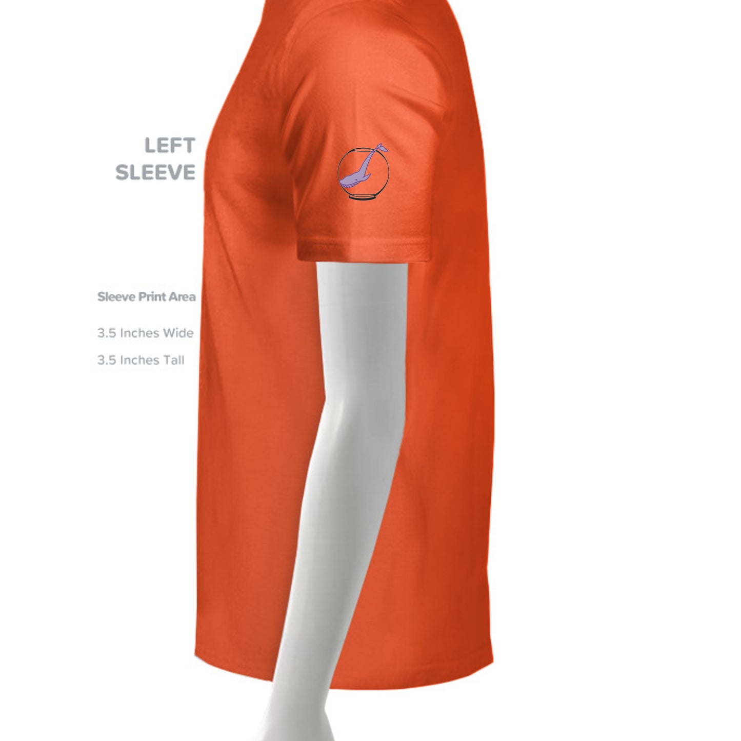 Safety Orange - CS200 - SLEEVE_LEFT