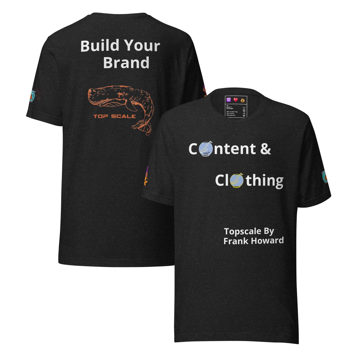 Topscale Content & Clothing Unisex t-shirt
